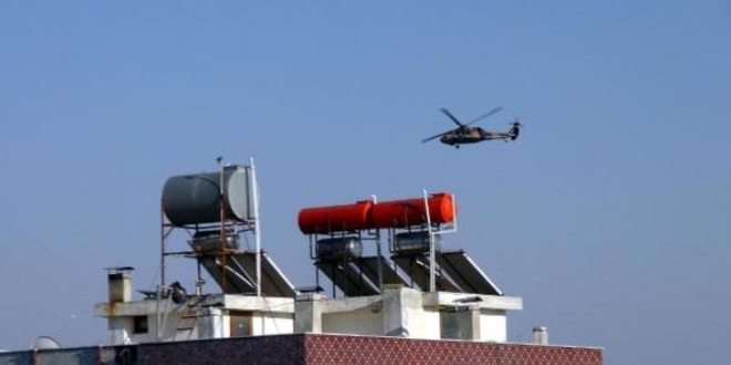 Kilis'te helikopter hareketliliği