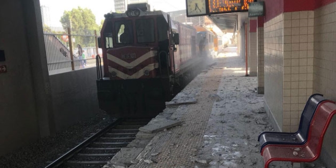 Yolcu treninin makinisti öyle bir hata yaptı ki!