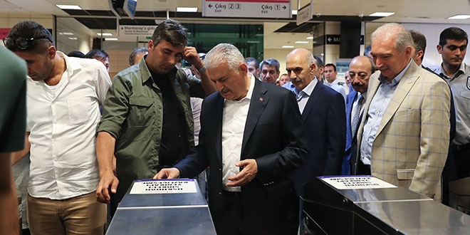 Başbakan Yıldırım'dan İstanbullulara pazar sürprizi