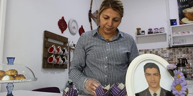 Şehit annesi oğlunun hayalini gerçekleştirdi
