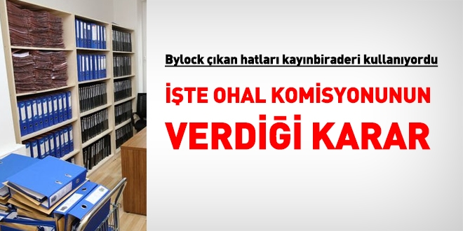 OHAL Komisyonundan, başkasının kullandığı hatlara dair karar