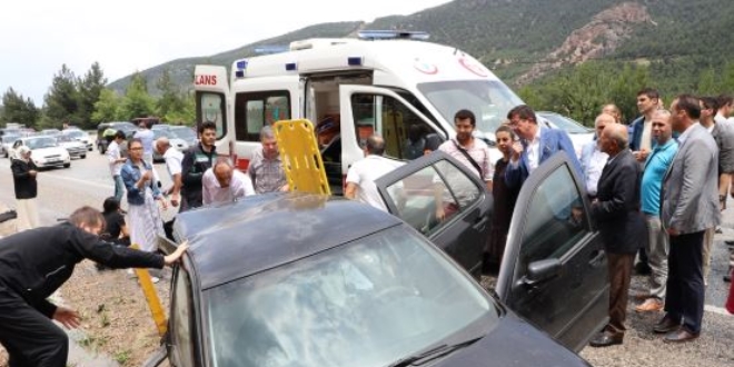 Denizli'de trafik kazası: 7 yaralı