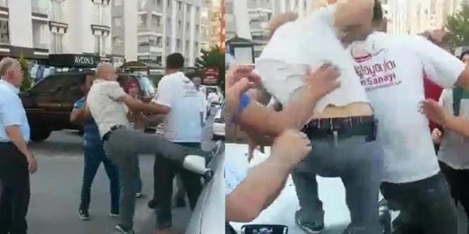 Yaralı yeğenini bıraktı etrafa saldırdı
