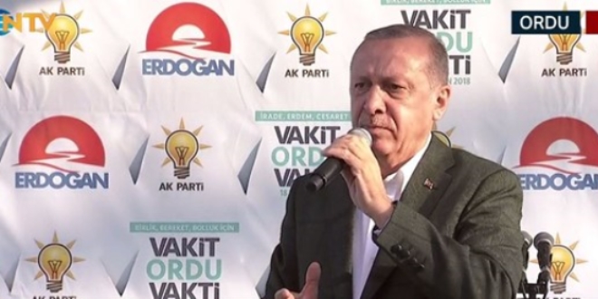 Erdoğan: Bölgeyi aşama aşama terörden temizleyeceğiz