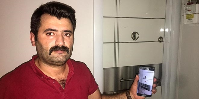 15 Temmuz gazisinin kapısına mermi bıraktılar