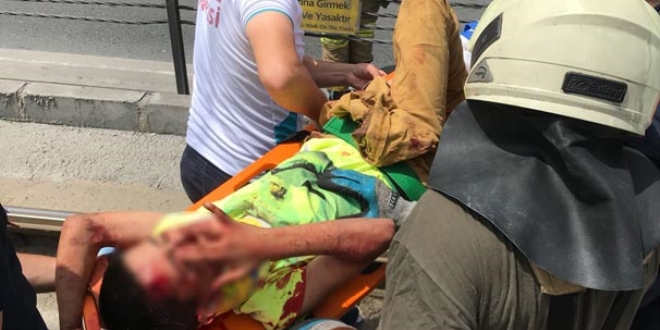 10 yaşındaki çocuğa tramvay çarptı