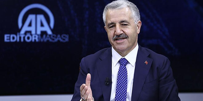 Bakan Arslan AA Editör Masası'na konuk olacak