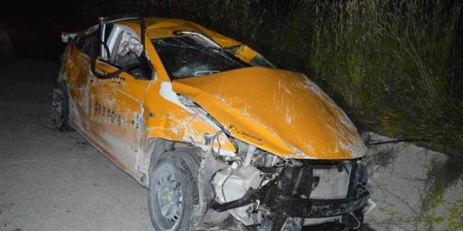 Sosyal medyada canlı yayın yaparken şarampole uçtu
