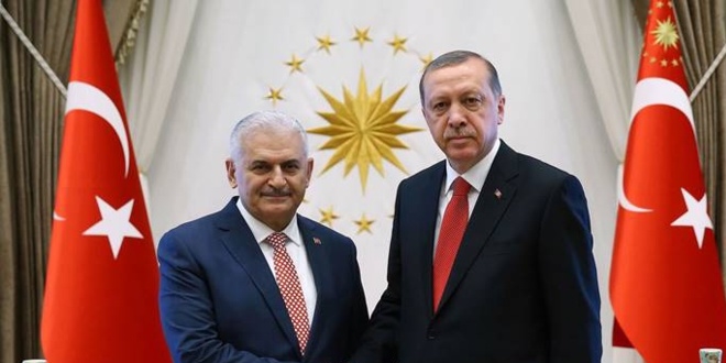 Başbakan'dan Cumhurbaşkanı Erdoğan'a tebrik telefonu