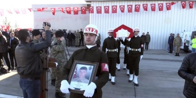 Kahramanmaraş'ta şehitler için tören düzelendi
