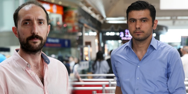 Havalimanı'nda o polisleri tanıyanlar 'kahraman' diye sesleniyor