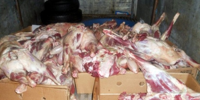 Kocaeli'de 6 ton kaçak et ele geçirildi