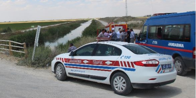 Konya'da kamyonet su dolu kanala utu: 9 yaral