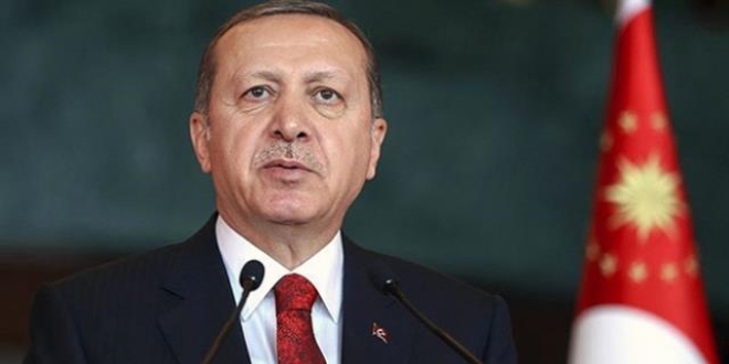 Cumhurbakan Erdoan'dan Glle'ye kutlama