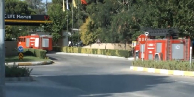 Antalya'da beş yıldızlı otelde yangın paniği