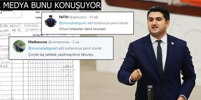 CHP'nin faturası Twitter'da 'dalga' konusu oldu