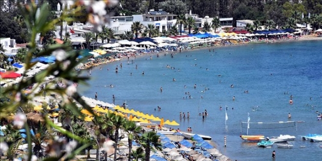 Muğla'da yerli ve yabancı turist akını