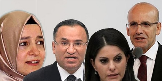 Öncekinde olup, yeni kabinede yer almayan isimler