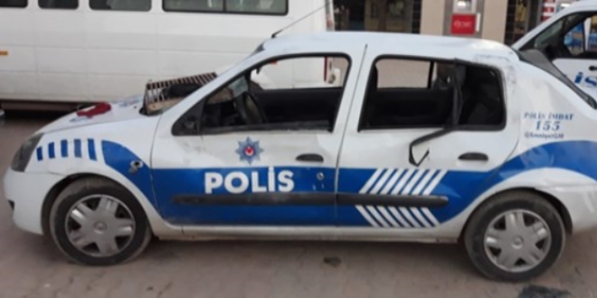 Aydın'da polis karakoluna ve araçlarına taşlı saldırı