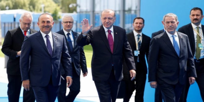 Trkiye Cumhurbakan Erdoan Brksel'de