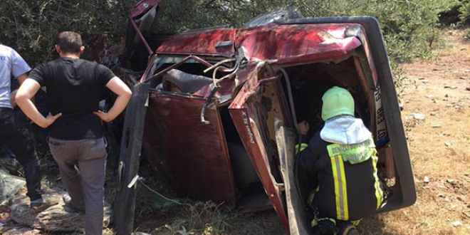 Denizli'de trafik kazası: 1 ölü, 1 yaralı