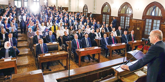 Erdoğan'dan İlk meclis mesajı