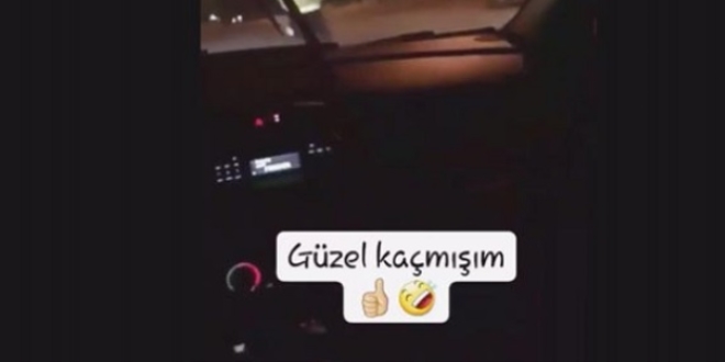'Güzel kaçmışım' dedi, yakayı böyle ele verdi