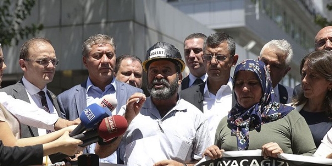 Soma'daki maden faciasnda yaknlarn kaybedenler Ankara'da