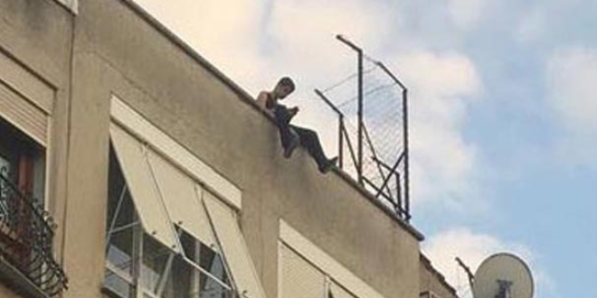 İntihar edecek diye herkes hareket geçti!