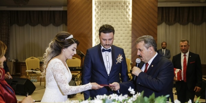BBP Genel Başkanı Destici nikah şahidi oldu