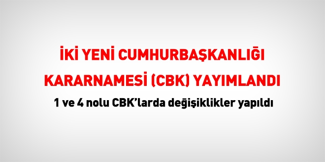 Strateji ve Bütçe ile İletişim Başkanlıkları kuruldu