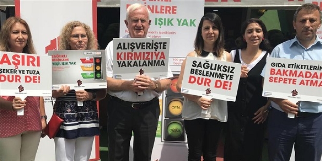 Ambalajlı ürünlerde şeker ve tuz oranı renklerle belirtilecek