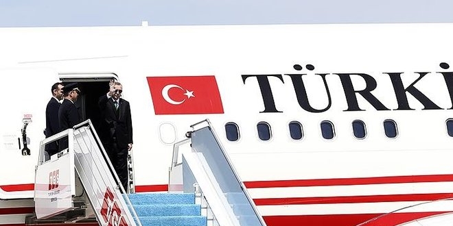 Cumhurbaşkanı Erdoğan Güney Afrika'ya geldi
