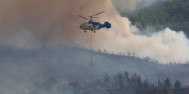 Hatay'daki orman yangını kısmen kontrol altına alındı