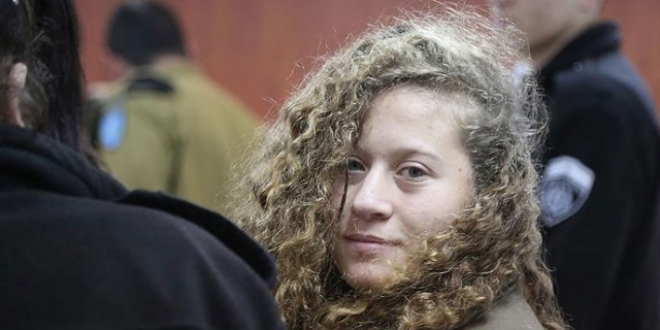 Ahed Tamimi yarın cezaevinden çıkıyor