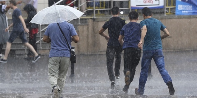 Meteorolojiden yağışlı hava uyarısı