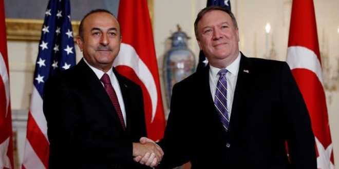 Çavuşoğlu ile ABD Dışişleri Bakanı Pompeo görüşmesi sona erdi
