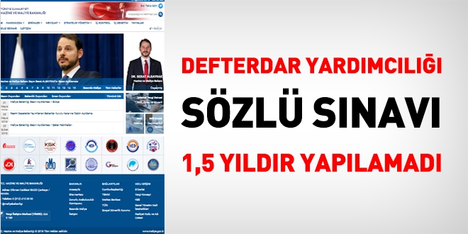 Defterdar yardımcılığı sözlü sınavı 1,5 yıldır açıklanamadı
