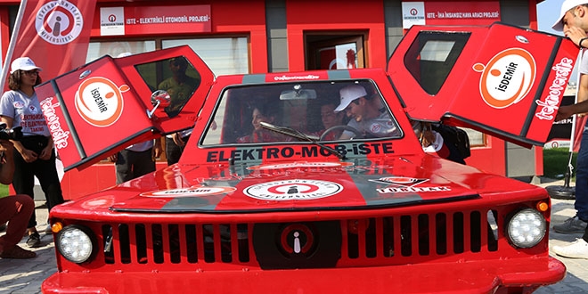 TÜBİTAK yarışması için elektrikli otomobil ürettiler