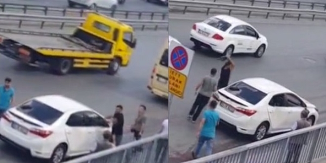 Kriko ile otomobili parçalayan o eşkıyalar yakalandı