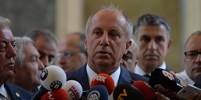 Muharrem İnce'den kurultay çağrısı