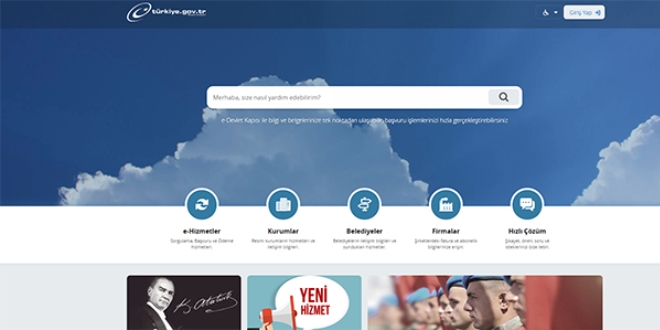 e-Devlet'te 5 yeni hizmet, uygulamaya girdi