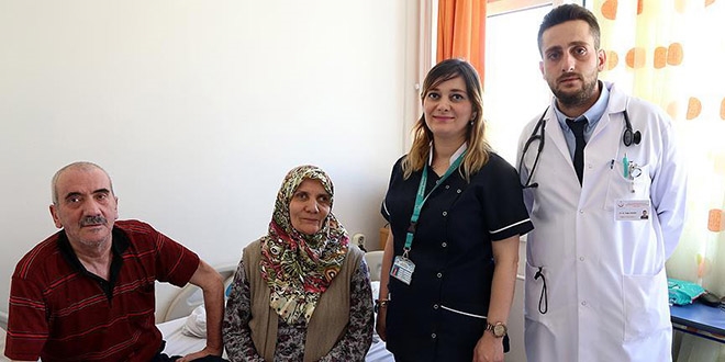 10 yıl taşıdığı oksijen cihazından 7,5 dakikada kurtuldu