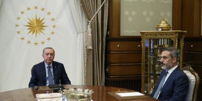 Erdoğan, MİT Müsteşarı Fidan'ı kabul etti