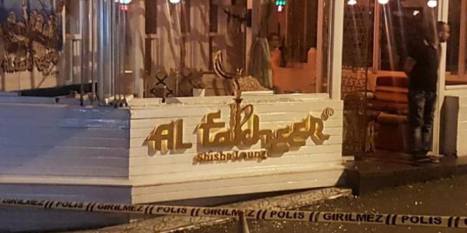 Bebek'teki ünlü nargile kafeye silahlı saldırı