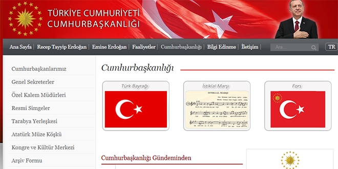 Yeni sistem, Cumhurbaşkanlığı sitesinde hala yer almadı