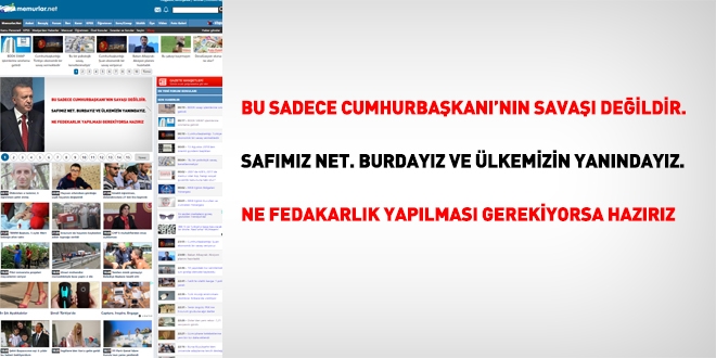 Burdayız, Ülkemizin yanındayız. Ne fedakarlık yapmamız gerekiyorsa hazırız