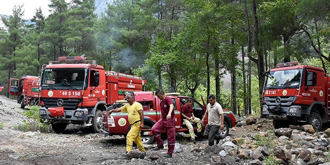 'Alev savaşçıları'nın zorlu mesaisi
