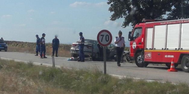 Edirne'de feci kaza: 2 ölü, 2 yaralı