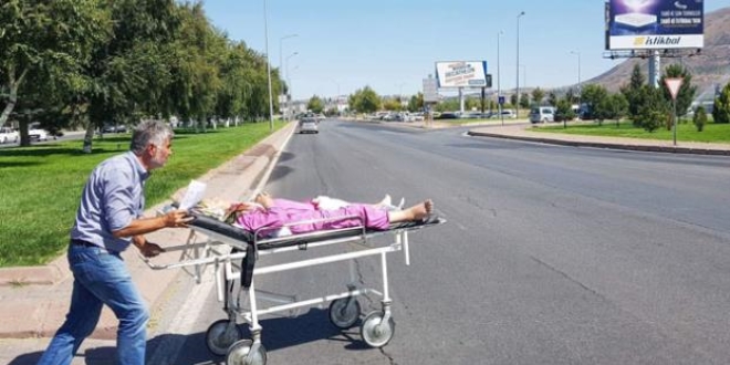 Kayseri'de hastaya ambulans verilmediği iddiası